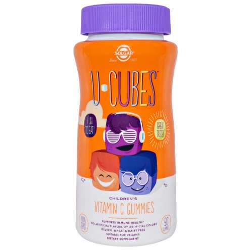 SOLGAR U-CUBES Vitamin C gummies 90 gum.